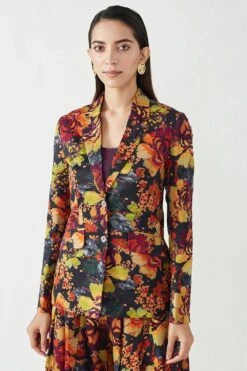 Payal Pratap Printed Wide Leg Pants In Satin -Inca Sales Store 2vr 61 4