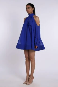 Gauri & Nainika Electric Blue Dress -Inca Sales Store 3
