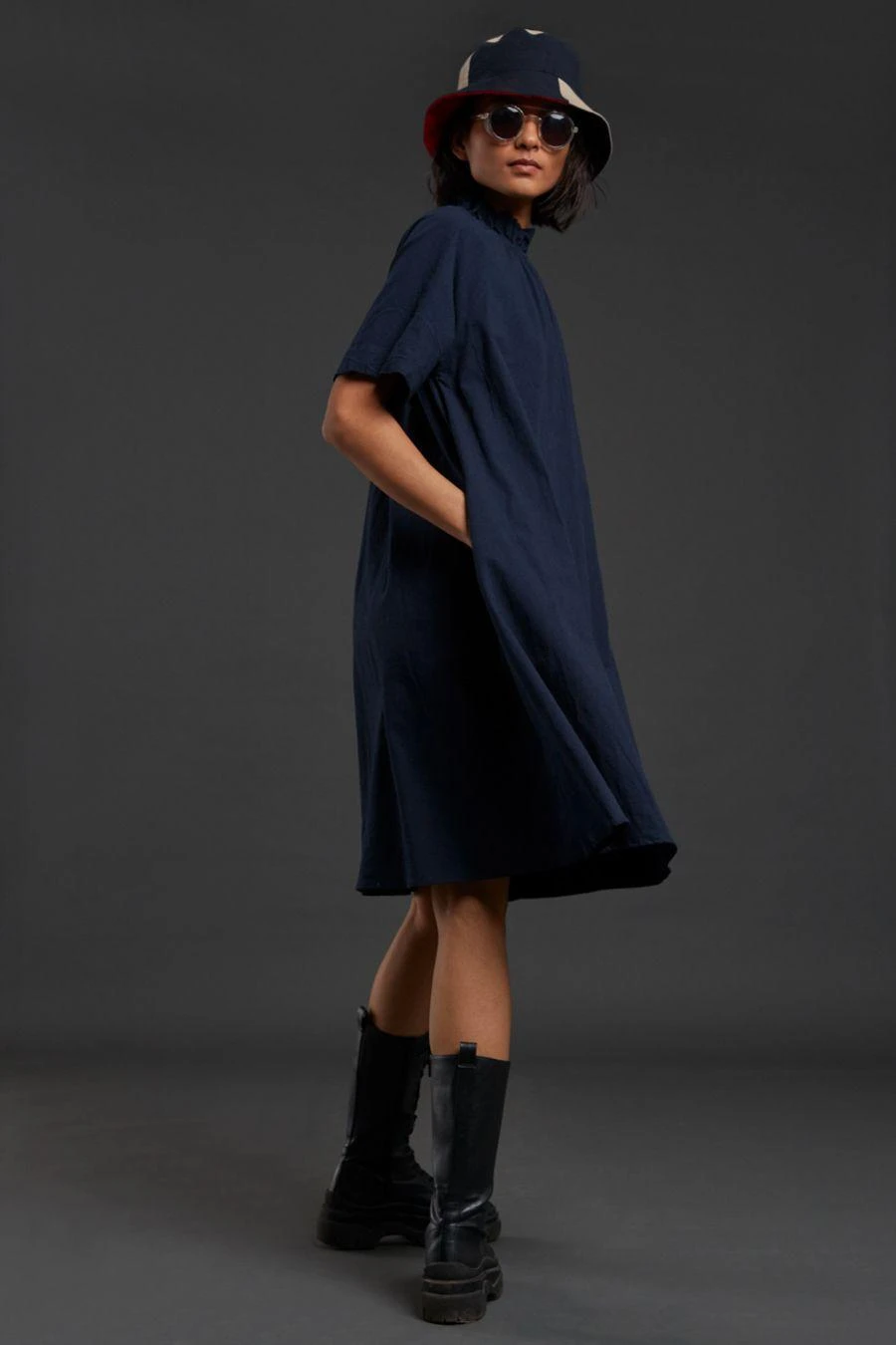 Mati Navy Blue Tora Dress 5 Mati Navy Blue Tora Dress - Image 3