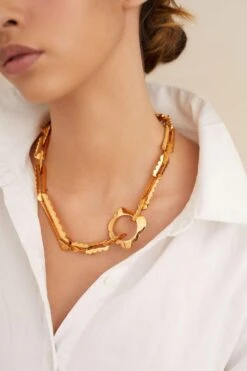 Outhouse Epee Ferrum Link Chain Necklace -Inca Sales Store 303ot17 2