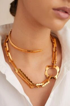 Outhouse Epee Ferrum Link Chain Necklace -Inca Sales Store 303ot17 3