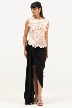 Richa Khemka Pink 3-D Embellished Co-ord Set