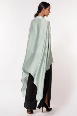 Amit Aggarwal Mint Panelled Cape With Belt -Inca Sales Store 305aa3 5