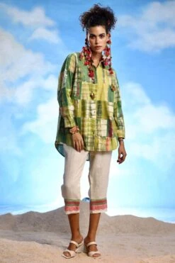 CAPISVIRLEO Ivory Narrow Pants -Inca Sales Store 30623cp34 3