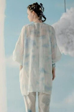 ILK Ice Blue Tie Dye Tunic -Inca Sales Store 307ilk2 3