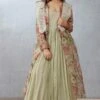 Torani Sage Green Chintz Printed Jacket Set