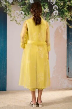 Arcvsh By Pallavi Singh Lemon Floral Printed Jumpsuit & Jacket Set 9 Arcvsh By Pallavi Singh Lemon Floral Printed Jumpsuit & Jacket Set -Inca Sales Store 30823ah16 4