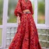 SVA Burnt Orange Lehenga Set