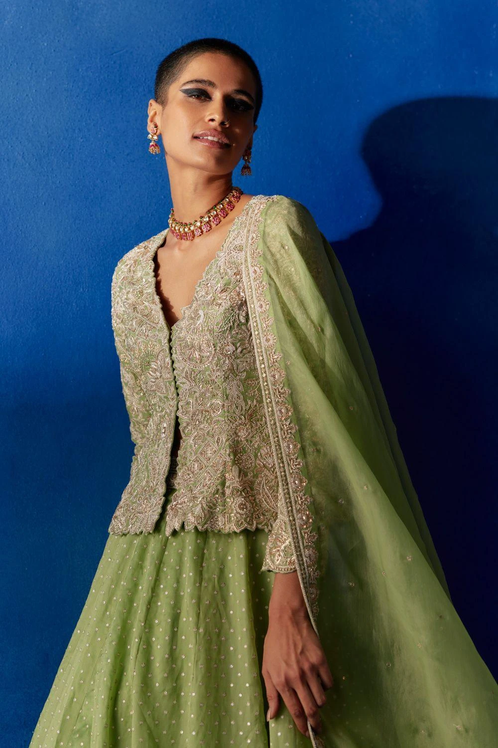 Mrunalini Rao Anokhi Lehenga Set 5 Mrunalini Rao Anokhi Lehenga Set - Image 3