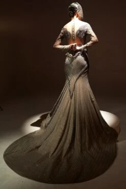 Agunj Gunmetal Cutdana Lehenga Set -Inca Sales Store 310823aj01 6