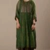 Sunira Designs Green Embroidered Gathered Kurta -Inca Sales Store 310sua3 1