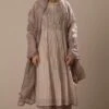 Sunira Designs Grey Handwoven Linen Translucent Dupatta -Inca Sales Store 310sua46 1
