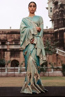 Jadon Turquoise Blue Sahasrara Lehenga Set -Inca Sales Store 311jd14 1
