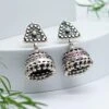 Sangeeta Boochra Silver Symphony Hand-crafted Jhumka Earrings