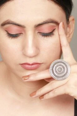 Sangeeta Boochra Sacred Silver Chakra Hand-crafted Ring