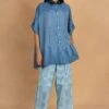 Ikai Blue Shibori Kaftan Shirt -Inca Sales Store 31523ia4 1