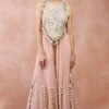 Payal Singhal Rose Pink Applique Embellished Choli & Sharara Set