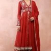 Payal Singhal Maroon Embellished Anarkali Set -Inca Sales Store 31523ps38 1