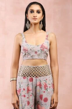 Payal Singhal Grey Gulbagh Printed Sharara Set -Inca Sales Store 31523ps57 4