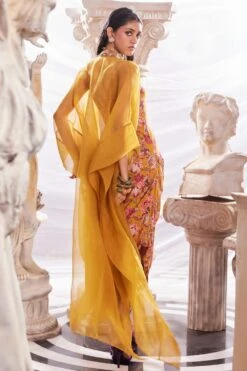 Ridhima Bhasin Sunnvina Printed Dress & Cape Set -Inca Sales Store 31723rb26 2