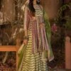 Punit Balana Printed Anarkali Kurta & Lehenga Set