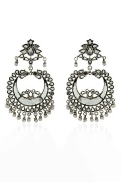 Inaayat Mirror Chandbaali Earrings