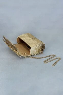 Lovetobag Gold Opal Flapover Clutch -Inca Sales Store 31lb12 3