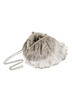 Lovetobag Silver Firante Hand Embellished Pouch -Inca Sales Store 31lb21 4