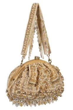 Lovetobag Gold Amara Embellished Pouch -Inca Sales Store 31lb27 3