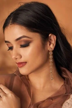 Suhani Pittie Flower Motif Drop Earrings