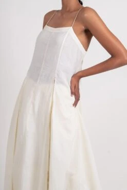 Ahmev Noodle Strap White Dress -Inca Sales Store 328291 3