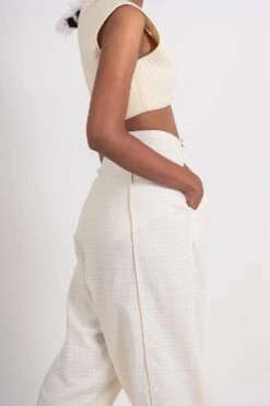 Ahmev Ivory Quilted Top -Inca Sales Store 328313 5