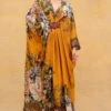 Rajdeep Ranawat Mustard Yellow Kaftan With An Insignia Broach -Inca Sales Store 32rr6 1 1