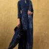 Nakul Sen Blue Sequinned Sharara Set
