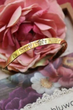 Eina Ahluwalia Nirbhau Nirvair & Chardi Kala Bangle In Gold -Inca Sales Store 3412ea10 3