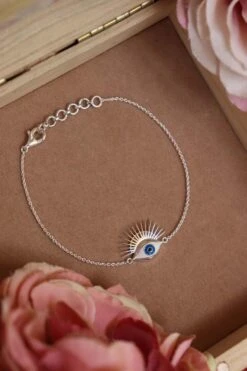 Eina Ahluwalia Evil Eye Silver Bracelet 8 Eina Ahluwalia Evil Eye Silver Bracelet -Inca Sales Store 3412ea11 3