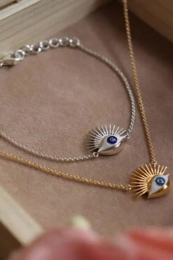 Eina Ahluwalia Evil Eye Silver Bracelet 9 Eina Ahluwalia Evil Eye Silver Bracelet -Inca Sales Store 3412ea11 4