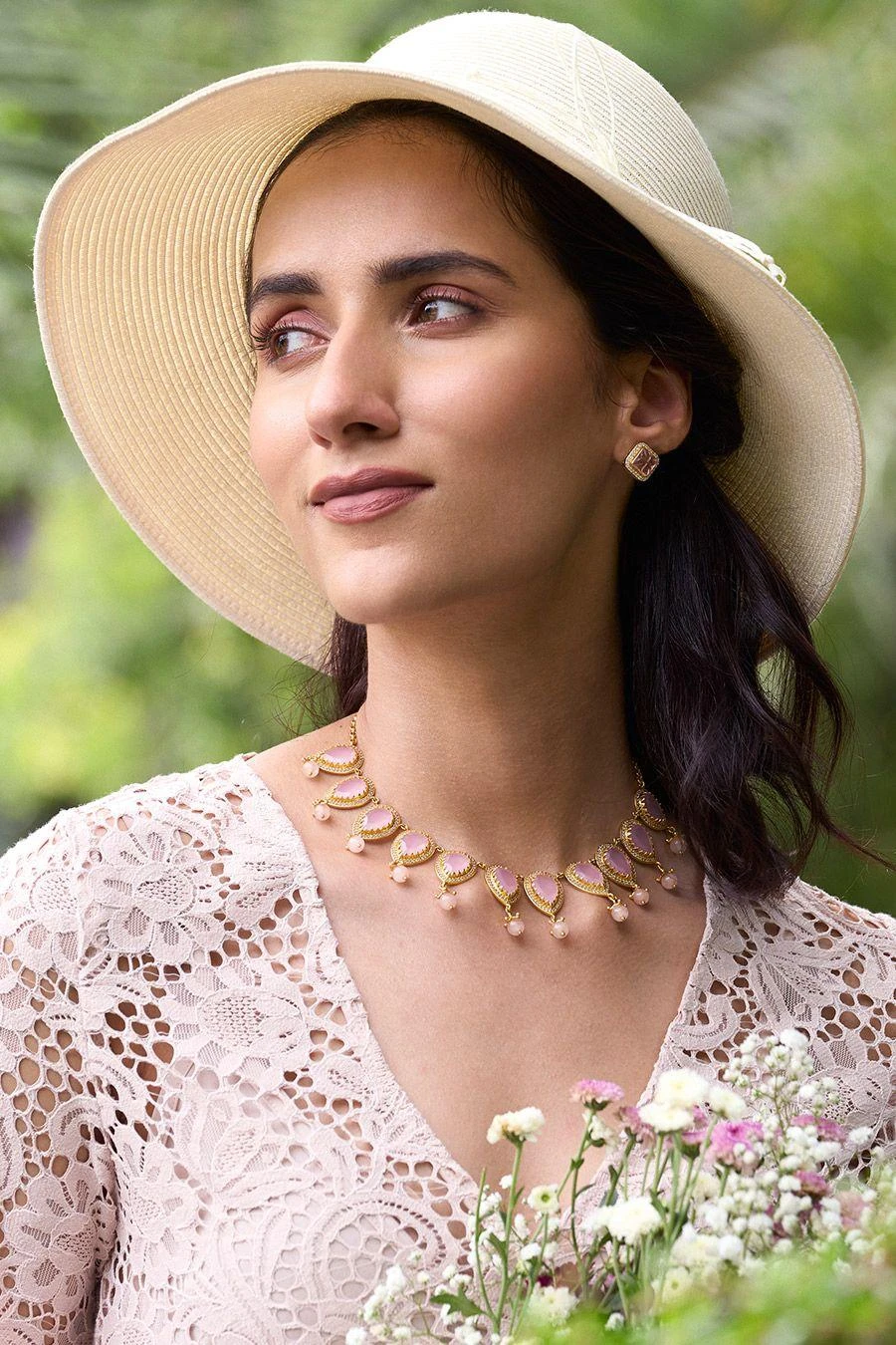 Aulerth Lavender Morning Star Necklace By Tribe Amrapali 3 Aulerth Lavender Morning Star Necklace By Tribe Amrapali