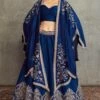 Jayanti Reddy Navy Blue Embroidered Cape Set -Inca Sales Store 38jreddyp15 1