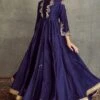 Jayanti Reddy Navy Blue Embroidered Anarkali Set -Inca Sales Store 38jreddyp30 1