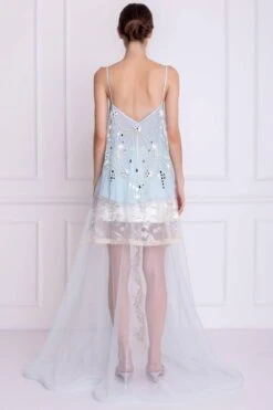 Dilnaz Powder Blue Hand Embroidered Camisole -Inca Sales Store 39dil3 3