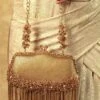 Tarun Tahiliani Accessories Gold Chainmail Clutch Bag -Inca Sales Store 39tt1 1 2