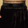 Tarun Tahiliani Accessories Two-tiered Black Cut Dana Belt -Inca Sales Store 39tt11 1