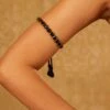 Tarun Tahiliani Accessories Black Stone Crystal Bajuband -Inca Sales Store 39tt26 1