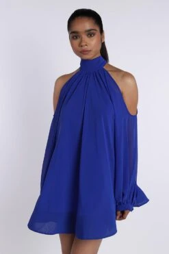 Gauri & Nainika Electric Blue Dress -Inca Sales Store 4