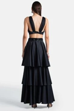 431-88 By Shweta Kapur Black Embroidered Blouse -Inca Sales Store 40843106 3