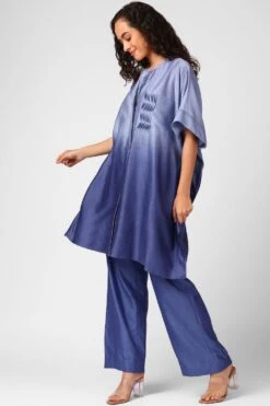 Sakshi Khetterpal Very Peri Ombre Cape Set -Inca Sales Store 408sakkhe12 2