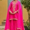 Niti Bothra Pink Zari Dori Embroidered Sharara Set -Inca Sales Store 41223nb43 1