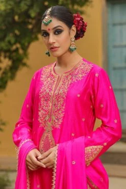 Niti Bothra Pink Zari Dori Embroidered Sharara Set -Inca Sales Store 41223nb43 4