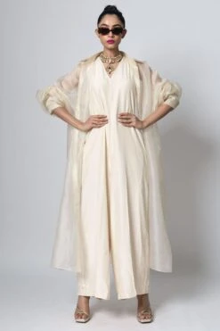 REIK Ivory Moulin Shirt And Noir Jumpsuit -Inca Sales Store 412rpf14 2